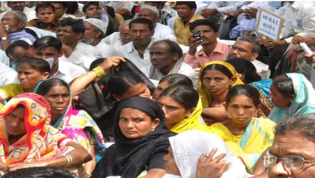 Pasmanda Muslims at a rally. News18