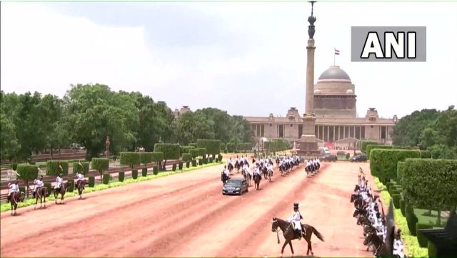 Presidential swearing-in: Ram Nath Kovind leaves Rashtrapati Bhavan, makes his way to new house at Janpath Road Presidential swearing-in: Ram Nath Kovind leaves Rashtrapati Bhavan, makes his way to new house at Janpath Road