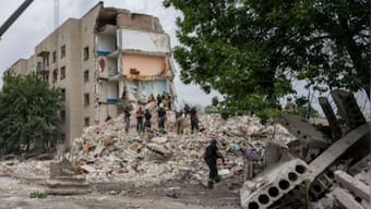Ukraine war: Russian rocket attack kills at least 15 in residential areas, 20 believed trapped
