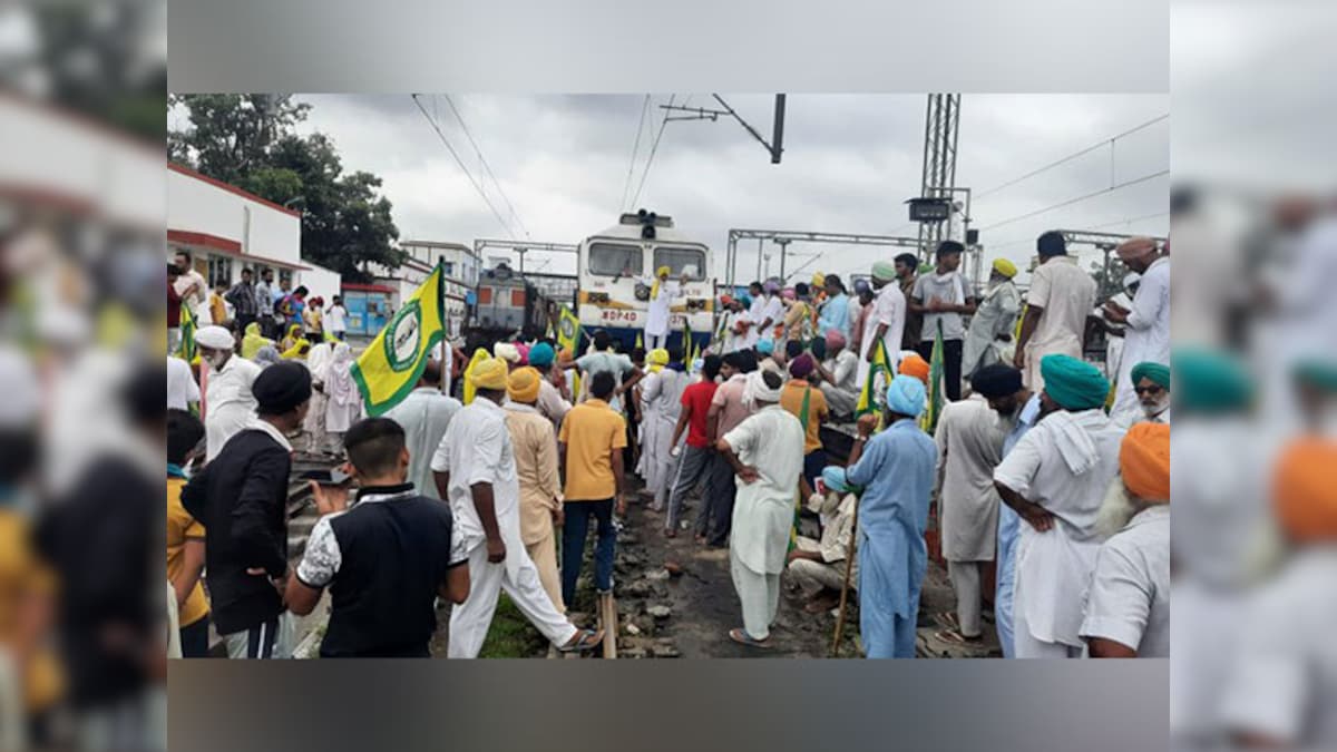 Samyukt Kisan Morcha hold 'rail roko' stir across Punjab over MSP issue