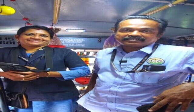 Heartwarming: Kerala couple operates KSRTC bus together, wins hearts Heartwarming: Kerala couple operates KSRTC bus together, wins hearts