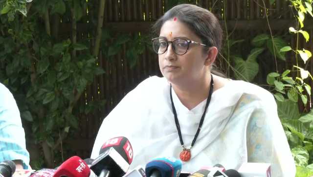 My daughter's fault is her mother speaks against loot by Sonia, Rahul Gandhi: Smriti Irani hits back at Congress My daughter's fault is her mother speaks against loot by Sonia, Rahul Gandhi: Smriti Irani hits back at Congress
