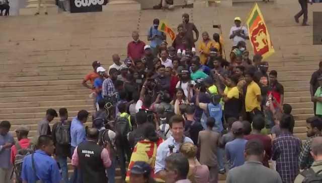 Sri Lanka protest. ANI