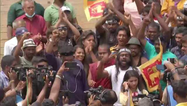 Sri Lanka protest. ANI