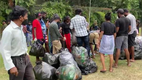 Sri Lanka crisis: After overrunning President Rajapaksa' Colombo mansion, protesters 'feel responsible', clean up area