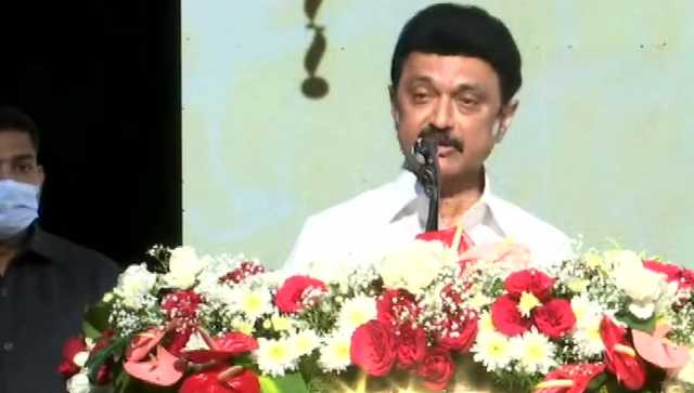 Stalin changes Twitter profile pic, has photo of Karunanidhi with tricolour in background Stalin changes Twitter profile pic, has photo of Karunanidhi with tricolour in background