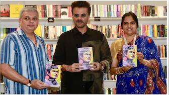 Anil Kapoor along with Reeta Ramamurthy Gupta & Uday Jariwala launches the book "Sanjeev Kumar - The actor we all love"