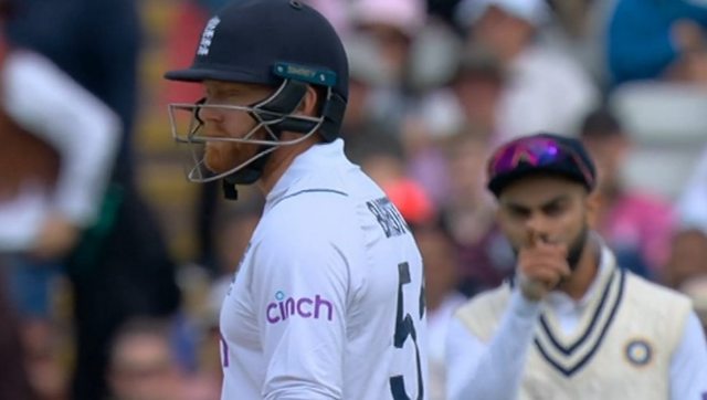 Watch: Virat Kohli and Jonny Bairstow's fiery exchange on Day 3 of Edgbaston Test Watch: Virat Kohli and Jonny Bairstow's fiery exchange on Day 3 of Edgbaston Test