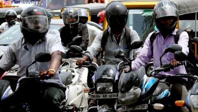 Watch: Bengaluru traffic top cop shares chilling footage of how helmet stops bus from crushing rider’s skull Watch: Bengaluru traffic top cop shares chilling footage of how helmet stops bus from crushing rider’s skull