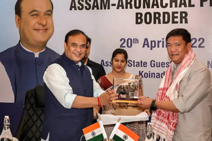 Assam and Arunachal chief ministers to hold third meeting to resolve state border issues today