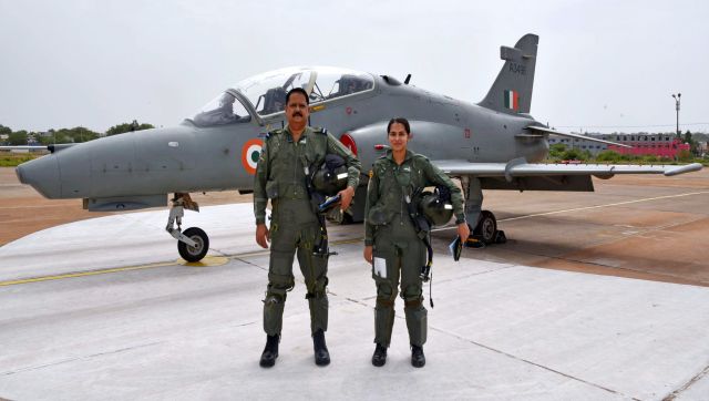 Just like dad: Fighter pilot and daughter make IAF history by flying Hawk sortie together Just like dad: Fighter pilot and daughter make IAF history by flying Hawk sortie together