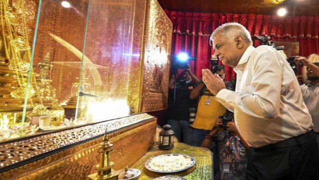 Despite protesters wanting him out, Ranil Wickremesinghe is in the lead for the president’s post, a position that he has sought for decades. AFP