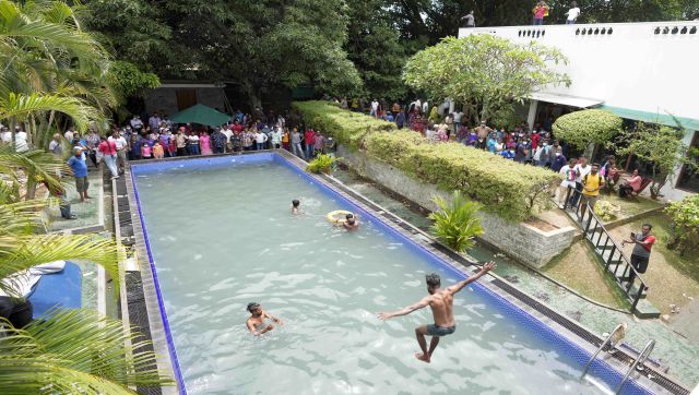 Pool parties and picnics galore: What's going on inside the Sri Lankan presidential palace? Pool parties and picnics galore: What's going on inside the Sri Lankan presidential palace?