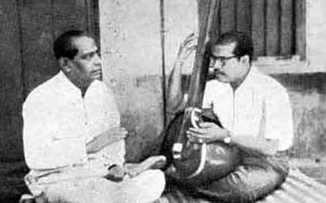 Manna Dey with uncle