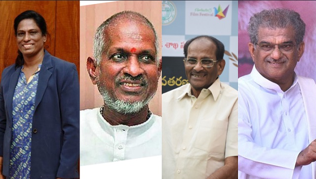 PT Usha, composer Ilaiyaraaja, Vijayendra Prasad and Veerendra Heggade nominated to Rajya Sabha PT Usha, composer Ilaiyaraaja, Vijayendra Prasad and Veerendra Heggade nominated to Rajya Sabha