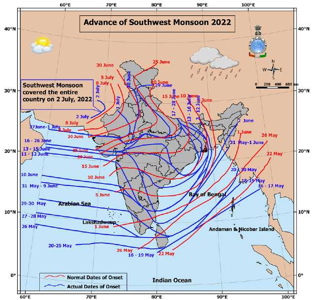 The Weather Report: Monsoon covers entire India, healthy rainfall to ...