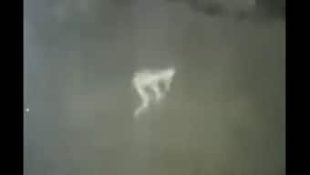 Watch: Mysterious pale figure caught on CCTV footage; paranormal enthusiasts debate over clip