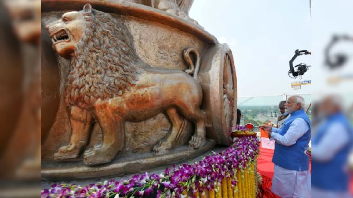 9,500 kg and 6.5 metres high: All you need to know about the national emblem atop new Parliament building