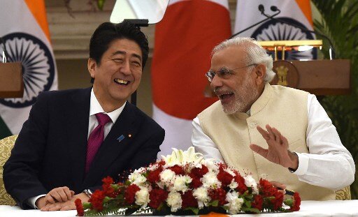 Shinzo Abe followed Narendra Modi on Twitter even before the latter became PM: A look at their bonhomie Shinzo Abe followed Narendra Modi on Twitter even before the latter became PM: A look at their bonhomie