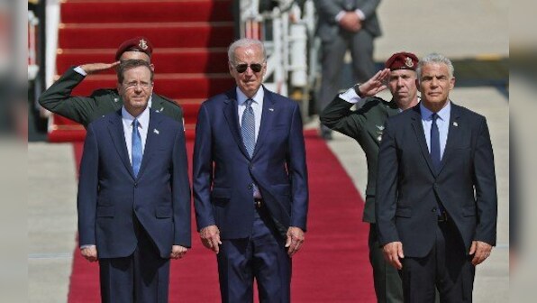 Biden vows 'to advance Israel's ties' with Islamic nations in first trip to the Middle East as US president