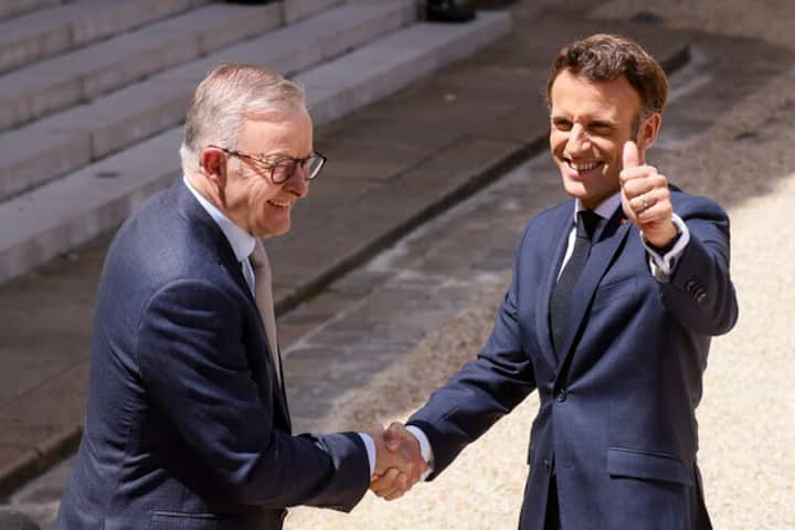Australia and France make 'new start' after fallout over AUKUS nuclear submarine deal