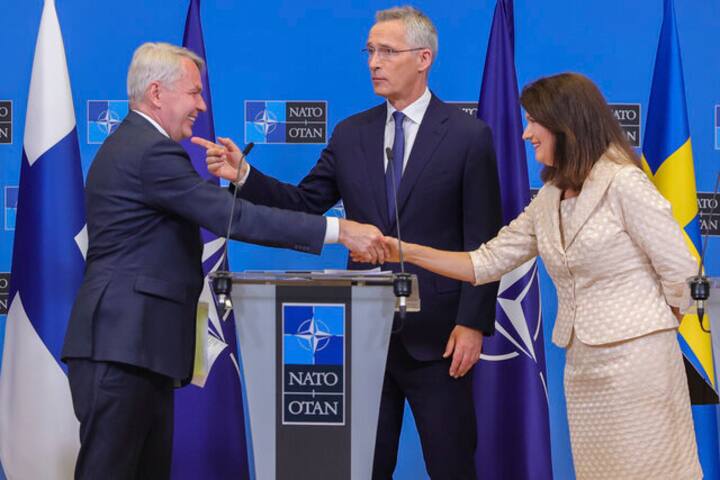 NATO nations sign accession protocols for Sweden and Finland, formally start membership process