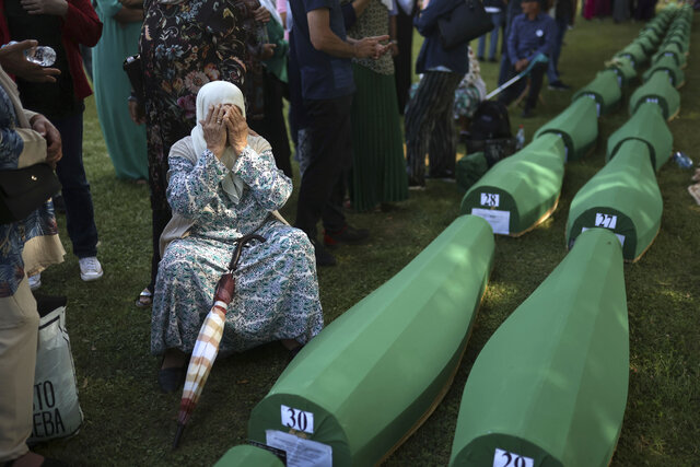 Bosnia and Herzegovina: Thousands gather to mark 27th anniversary of Srebrenica massacre, bury victims Bosnia and Herzegovina: Thousands gather to mark 27th anniversary of Srebrenica massacre, bury victims