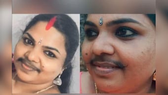 Kerala woman loves her moustache, sports it proudly; family members support her