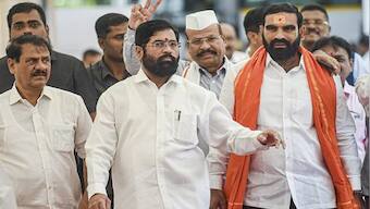 Uddhav Thackeray supporters sprinkle 'gau mautra' on streets after Eknath Shinde's convoy passed in Aurangabad