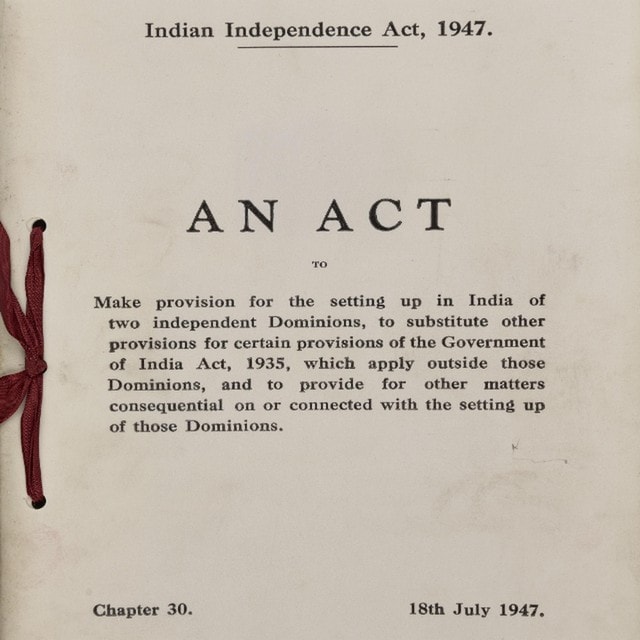 Causes Of Indian Independence Act 1947