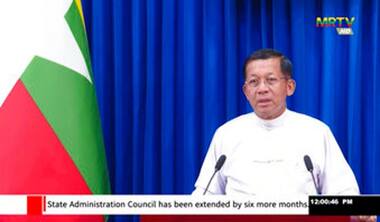 Myanmar military extends state of emergency for six more months