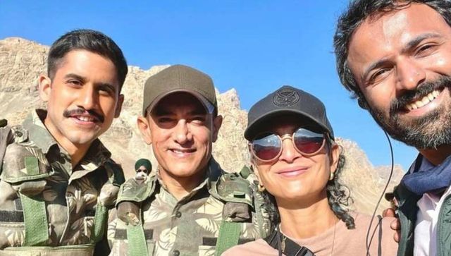 Laal Singh Chaddha team visits the National War Memorial in Delhi Laal Singh Chaddha team visits the National War Memorial in Delhi