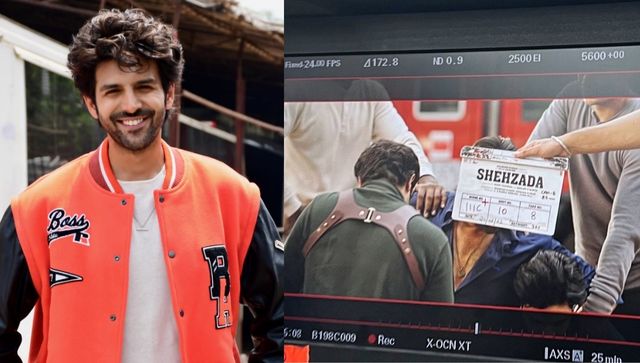 Kartik Aaryan shares a BTS picture from the sets of his film Shehzada Kartik Aaryan shares a BTS picture from the sets of his film Shehzada