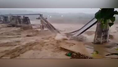 Himachal Pradesh: Kangra's Chakki bridge collapses amid heavy rainfall