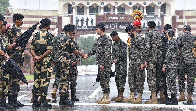 Watch: Beating retreat ceremony underway at Attari-Wagah border on 76th Independence Day Watch: Beating retreat ceremony underway at Attari-Wagah border on 76th Independence Day