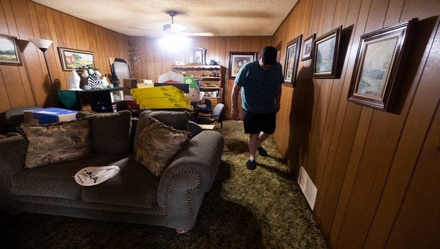 Submerged cars, wrecked homes: Texas reels under massive flood - Photos ...