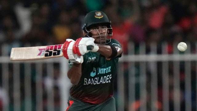 Mosaddek Hossain was the pick of the batters for his side as he scored 48* in 31 balls. AP
