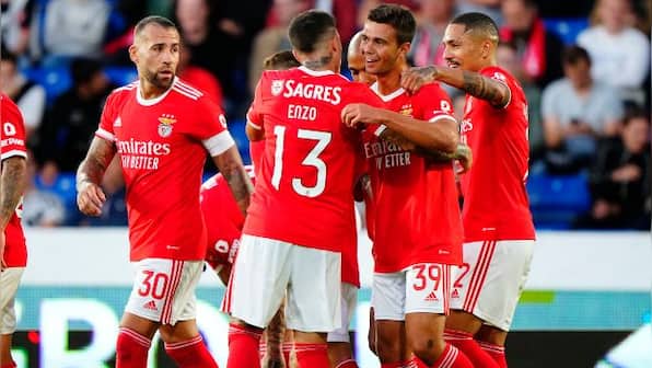Benfica take control of Dynamo Kyiv tie in Champions League play-off