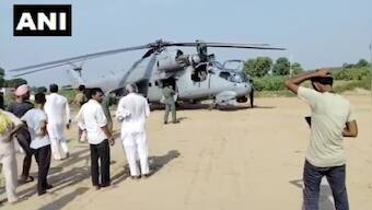 Rajasthan: IAF's Mi-35 attack helicopter makes emergency landing in Hanumangarh district