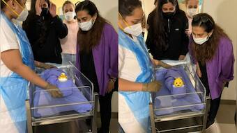 Sonam Kapoor's sister Rhea shares first glimpse of actress' newborn, in tears