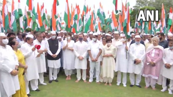 Independence Day: Rahul Gandhi pays tribute to Mahatma Gandhi