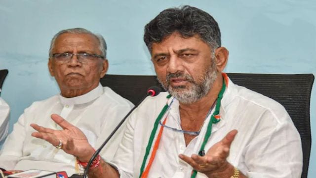 Karnataka Elections 2023: Poll officials search chopper in which DK Shivakumar’s family travelled
