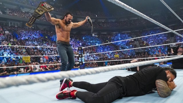 WWE SmackDown Results: Drew McIntyre delivers 'Claymore Kick' to Roman Reigns; Ronda Rousey arrested