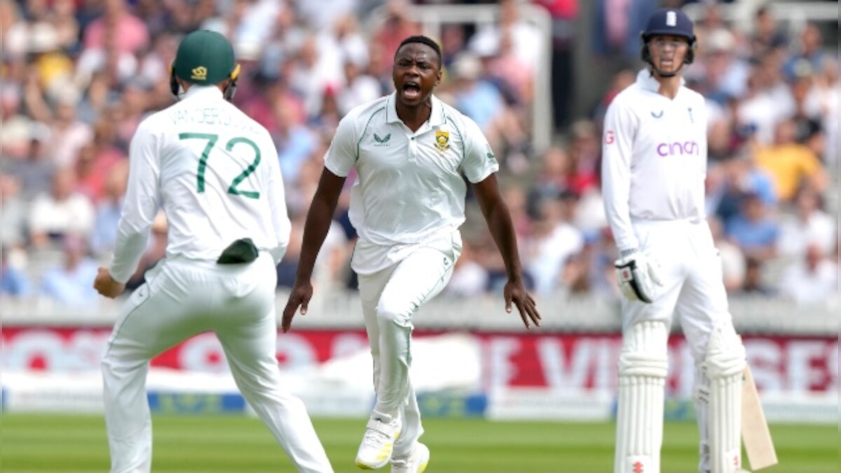 England vs South Africa: Rabada, Nortje rock hosts on day one; Bairstow, Root out for single digit before rain