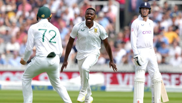 England vs South Africa: Rabada, Nortje rock hosts on day one; Bairstow, Root out for single digit before rain England vs South Africa: Rabada, Nortje rock hosts on day one; Bairstow, Root out for single digit before rain