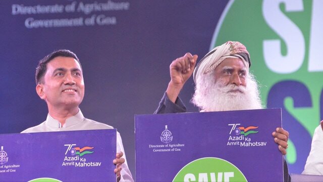 Goa govt, Sadhguru's Isha Outreach sign MoU on soil conservation Goa govt, Sadhguru's Isha Outreach sign MoU on soil conservation