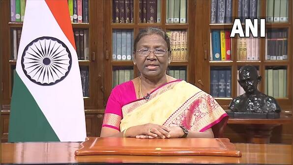 India@75: 'I bow down to all men, women who made it possible for us to live in free India,' says Droupadi Murmu