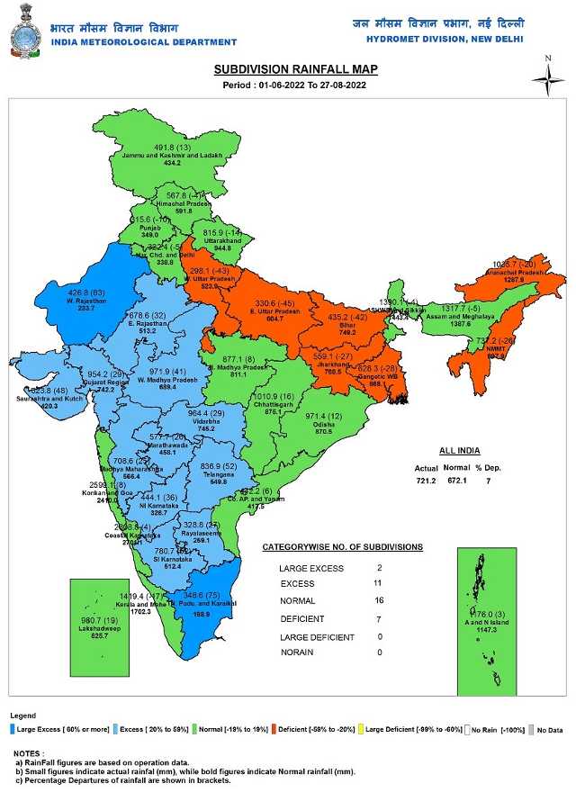 The Weather Report Dry spell in North India this week North East to experience heavy rains