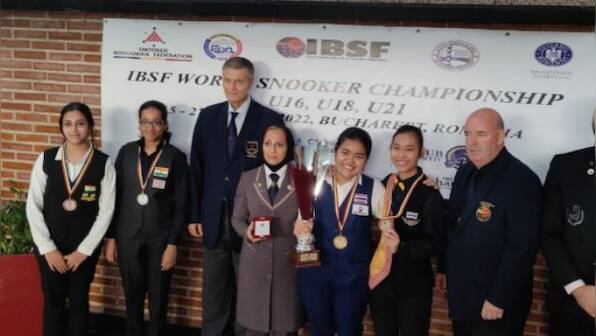 Double podium finish for India in IBSF World Junior Snooker Championships