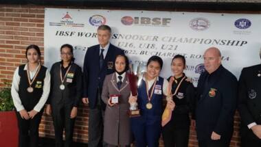 Double podium finish for India in IBSF World Junior Snooker Championships
